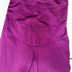 Purple Nike, high waisted leggings.